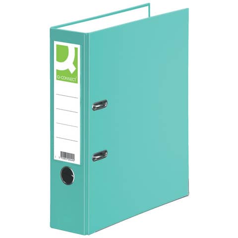 Ordner, A4, 80mm, PP, türkis Q-CONNECT KF18729