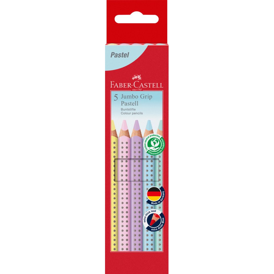Bleistifte, Buntstifte, Pastellfarben, Gemischte Farben, Jumbo-Griff