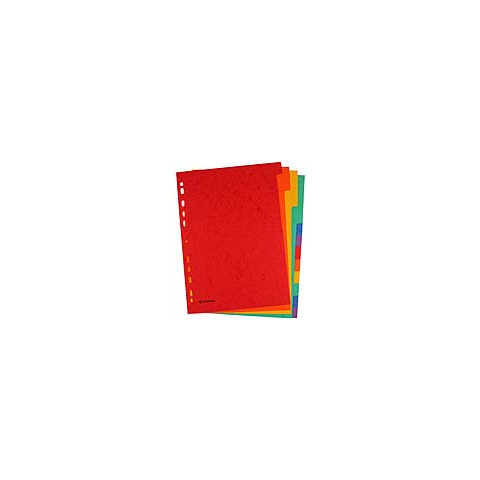 Kartonregister, A4, 225g/m², 12-teilig DONAU 8671012-99