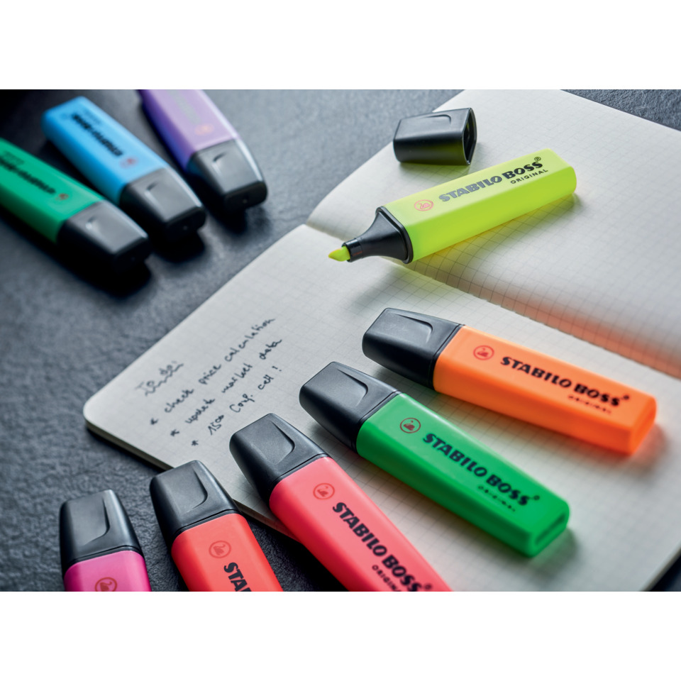 Marker, Marker, Neon, Bunt, Stabilo Boss