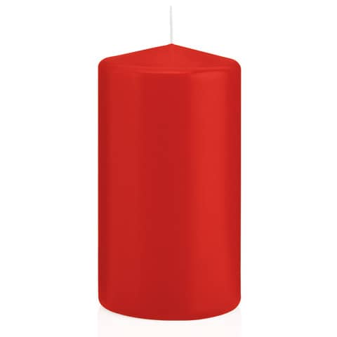 Stumpenkerze, 130x70mm, rot  618354.001