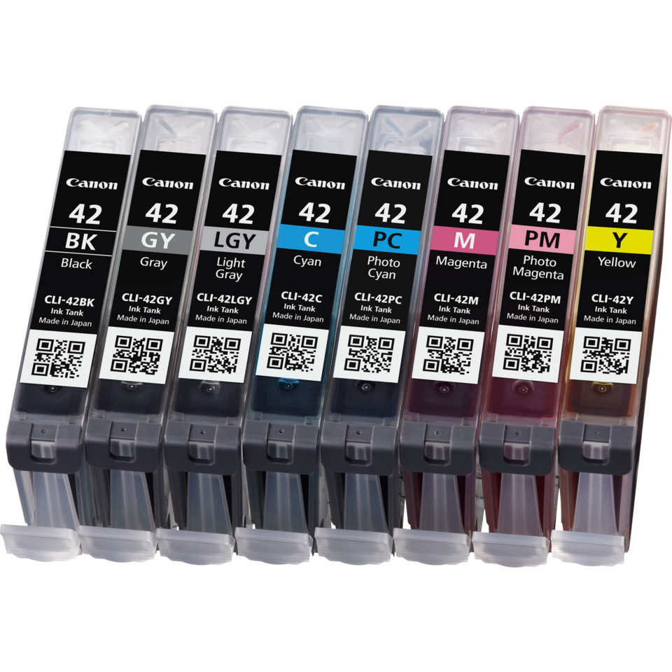 Tintenpatronen, Canon, Kassettensystem, Tinten-Set, CMYK-Tinten