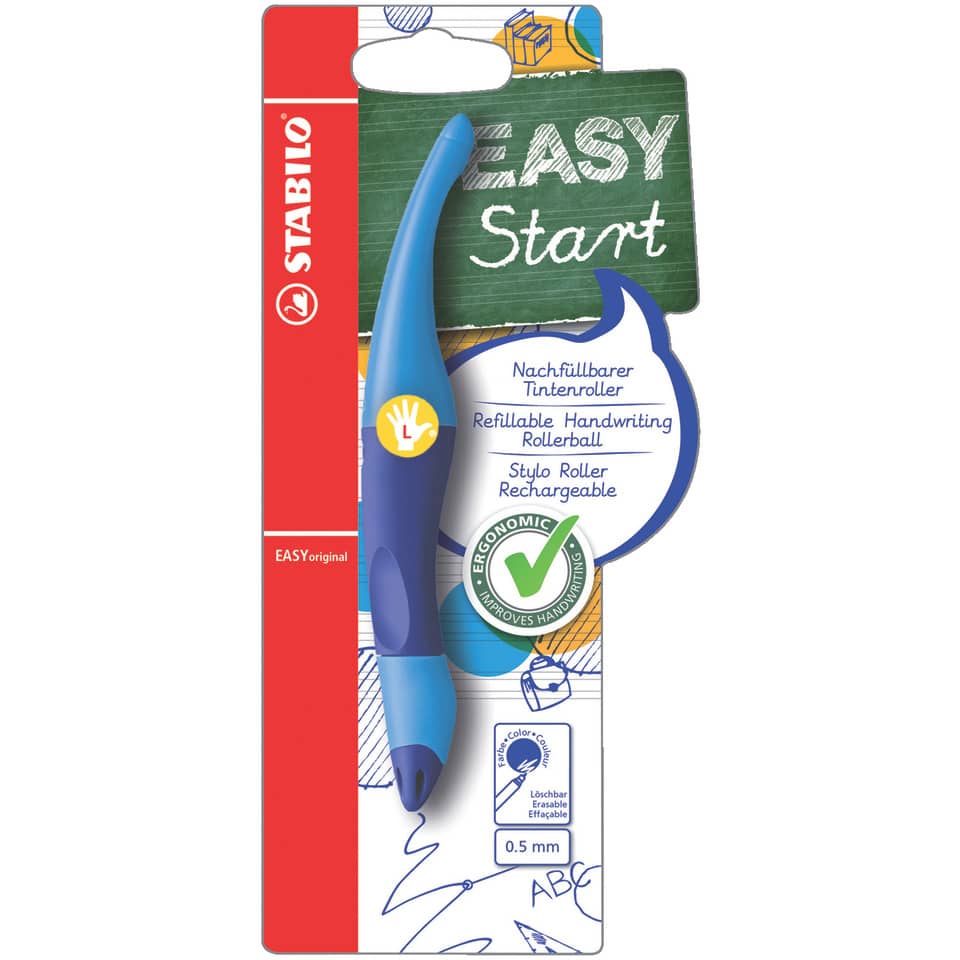 Stabilo Easy Start, Tintenroller, Nachfüllbarer, Handwriting Rollerball, 0.5 mm