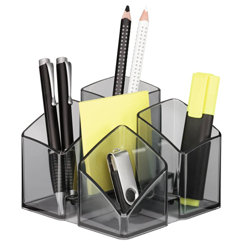 Schreibtisch-Organizer, Stifthalter, Notizblock, Klebestifte, Schere