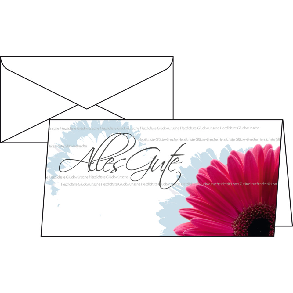 Grußkarte, Karte, Blume, Gerbera, Herzliche Grüße, Grußkarte, Hochzeit, Blume, Pink, Karte