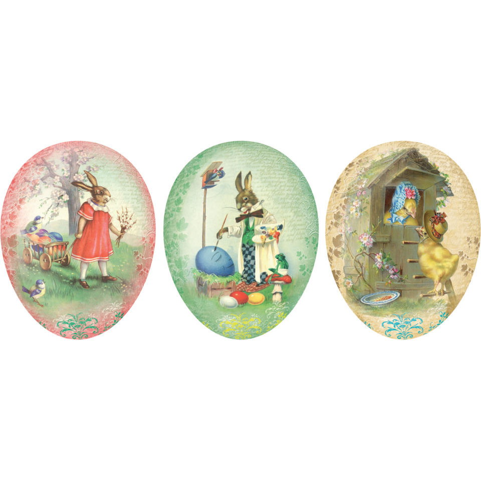 Osterei, Hase, Frühlingsdekoration, Pastell, Tierfiguren