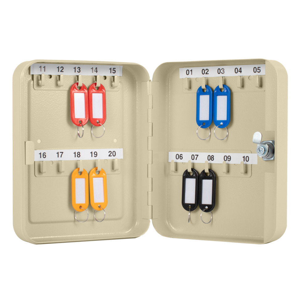 Schlüsselanhänger, Schlüsselkasten, Schlüsselbox, Halterung, Schlüssel­lagerung