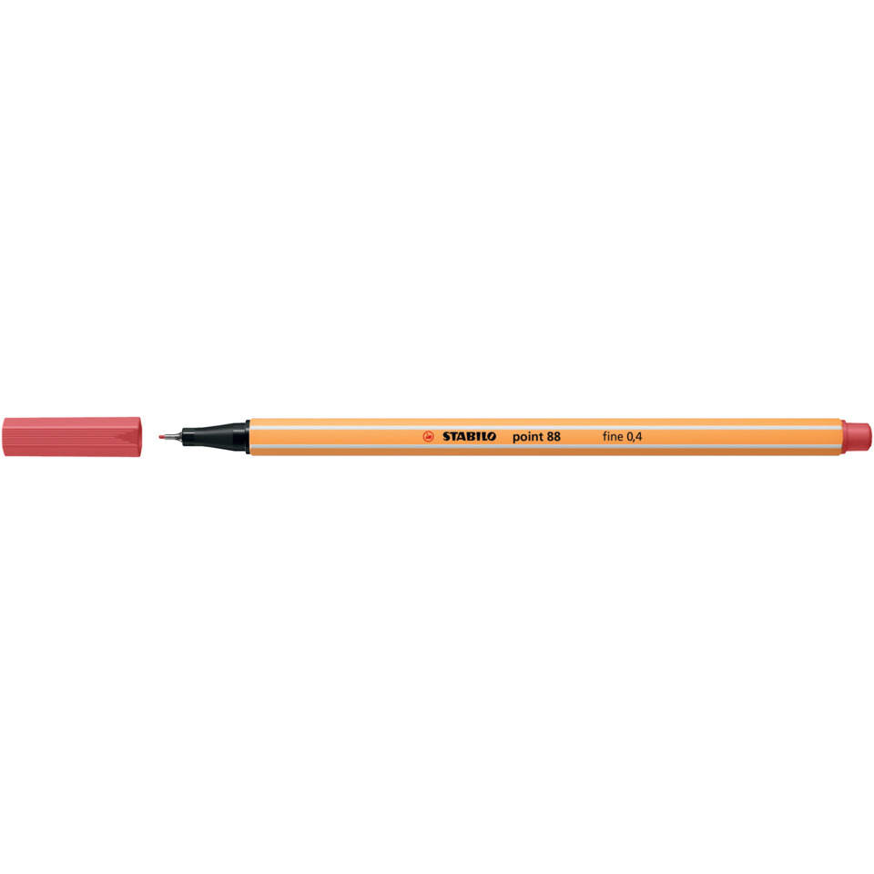 Marker, Markerstift, Orange, Feiner Strich, 0,4 mm, marker, orange, pen, feiner spitz, spitz 0,4