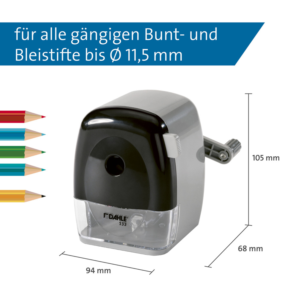 Tapeinder, Dahle 133, Punktminen, Schneidebleistiftspitzer, Schreibtischzubehör