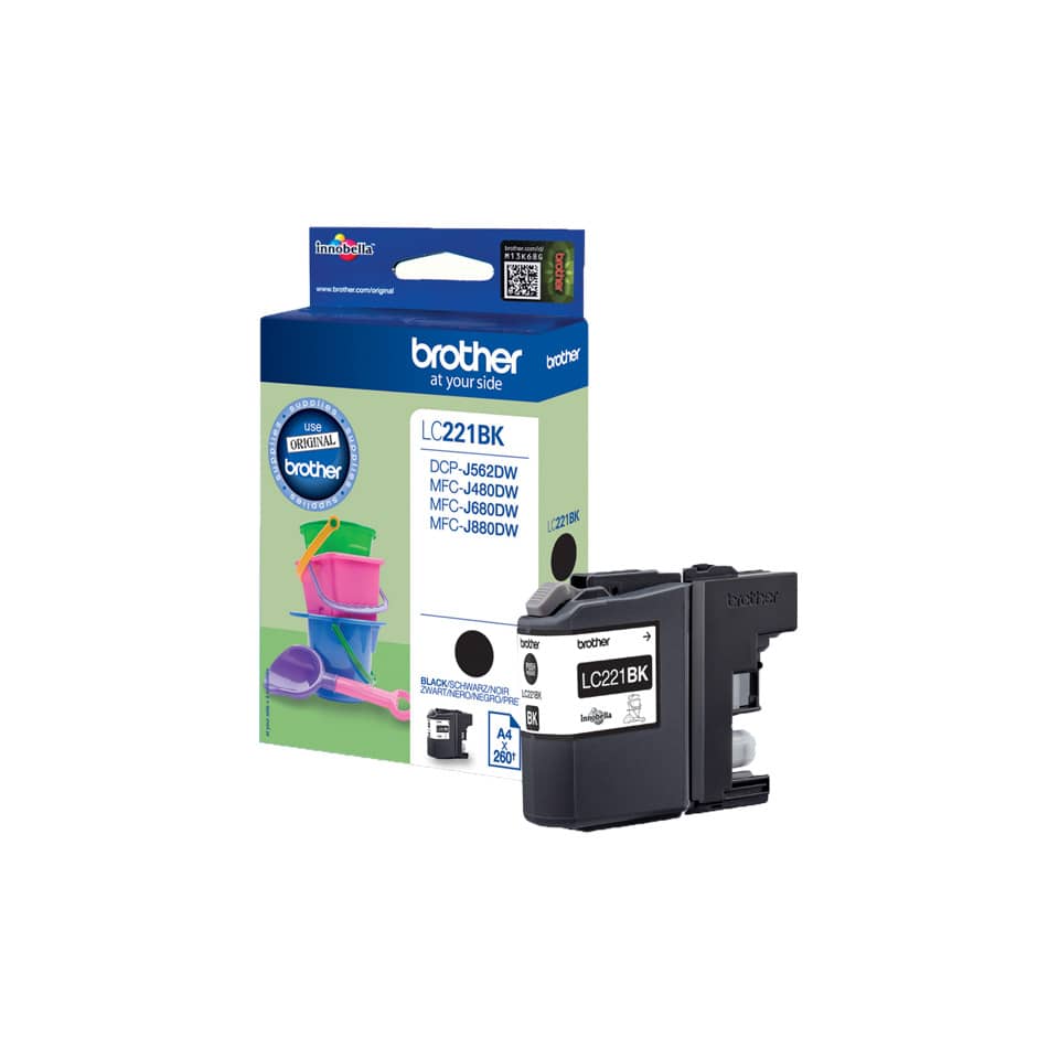 Tinte-Chip, Tintenpatrone, LC221BK, Brother Tintenpatrone, Tintenkartusche