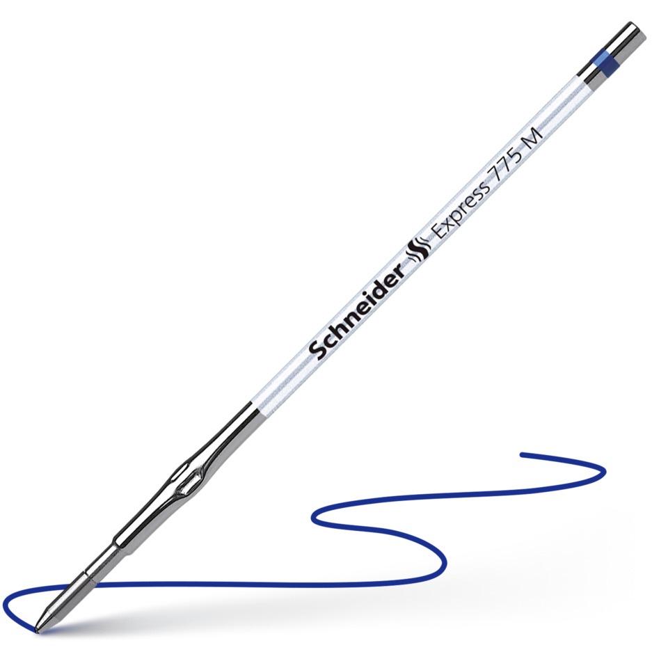 mechanical pencil, lead holder, slim pencil, blue ink line, Schneider Express 775 M