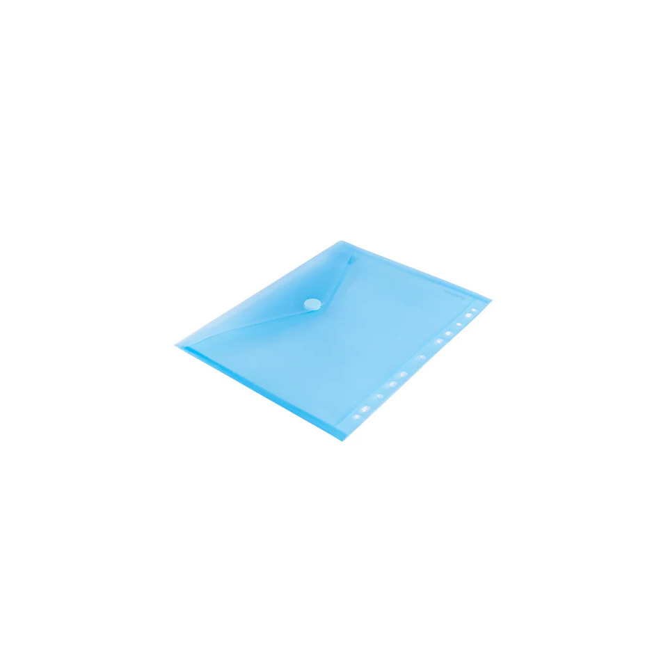 Ordnerhülle, Ablagehülle, Transparente Hülle, Blau, Frisch luftig