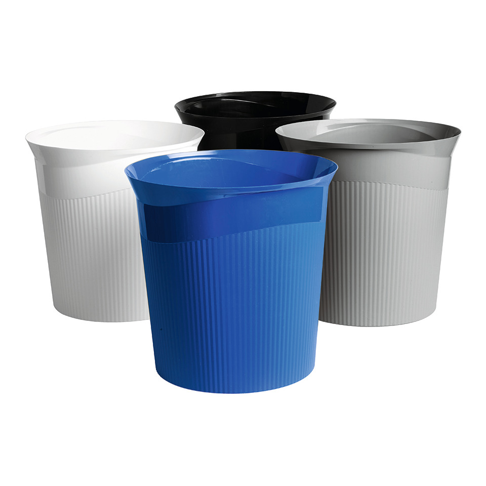 Mülleimer, Becher, Abfalleimer, Plastik, RundleDesign