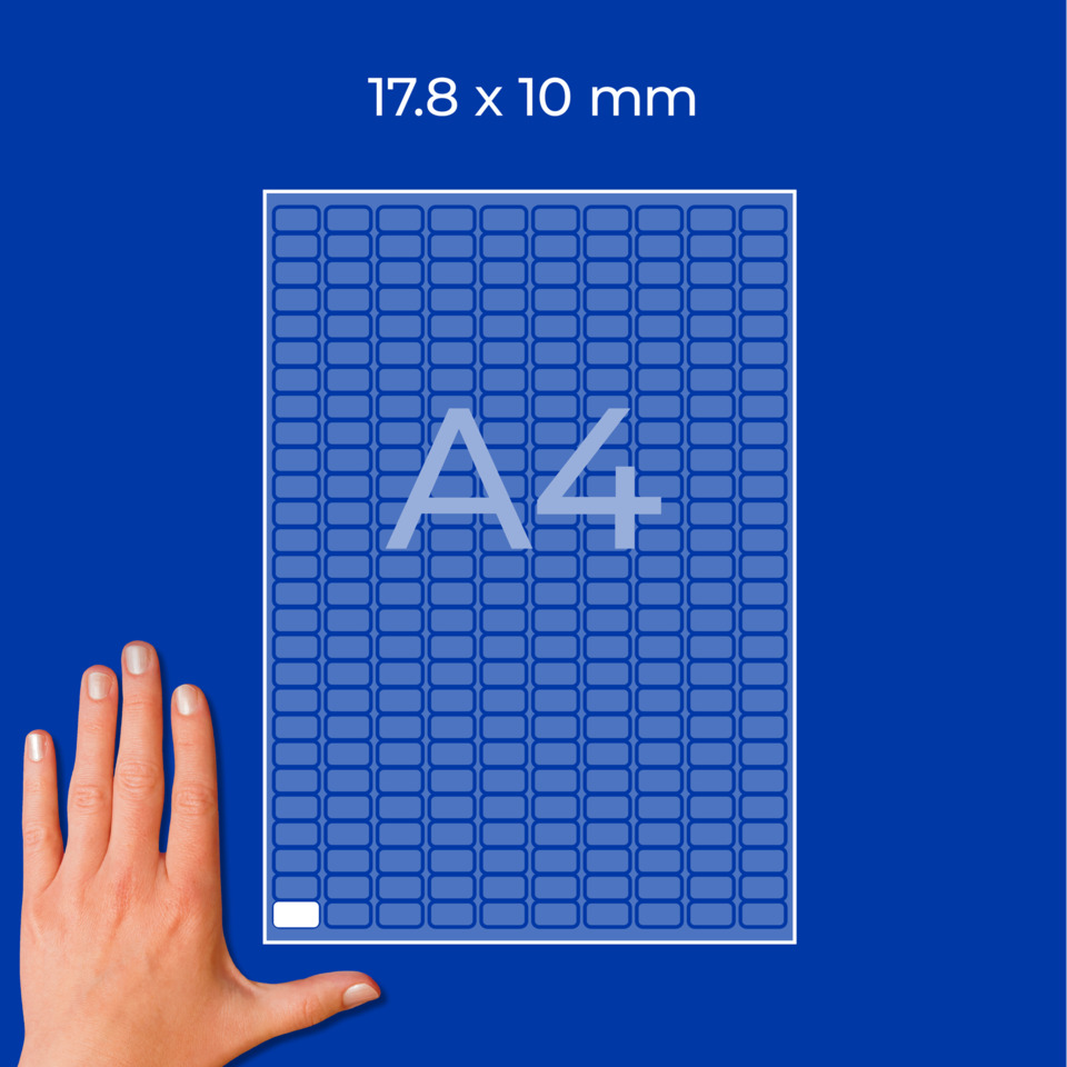 A4, Clipboard, blau, Gitter, Hand