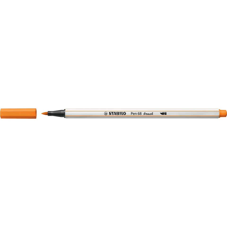 Marker, Brush pen, Orange cap, Pen68, Stabilo, Marker, Stabilo, Marker Pen, Orange Cap, Brush