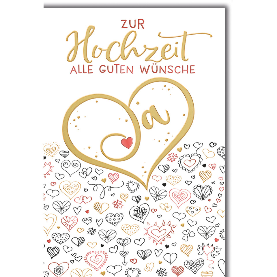 hochzeit, karte, herz, herzmotive, muster