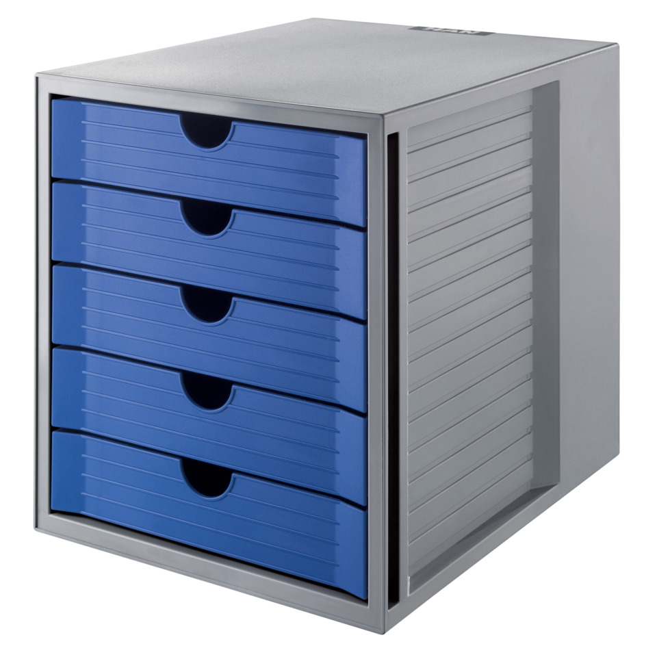 Schubladenschrank, Schubladenbox, Metall, Blau, Werkstatt