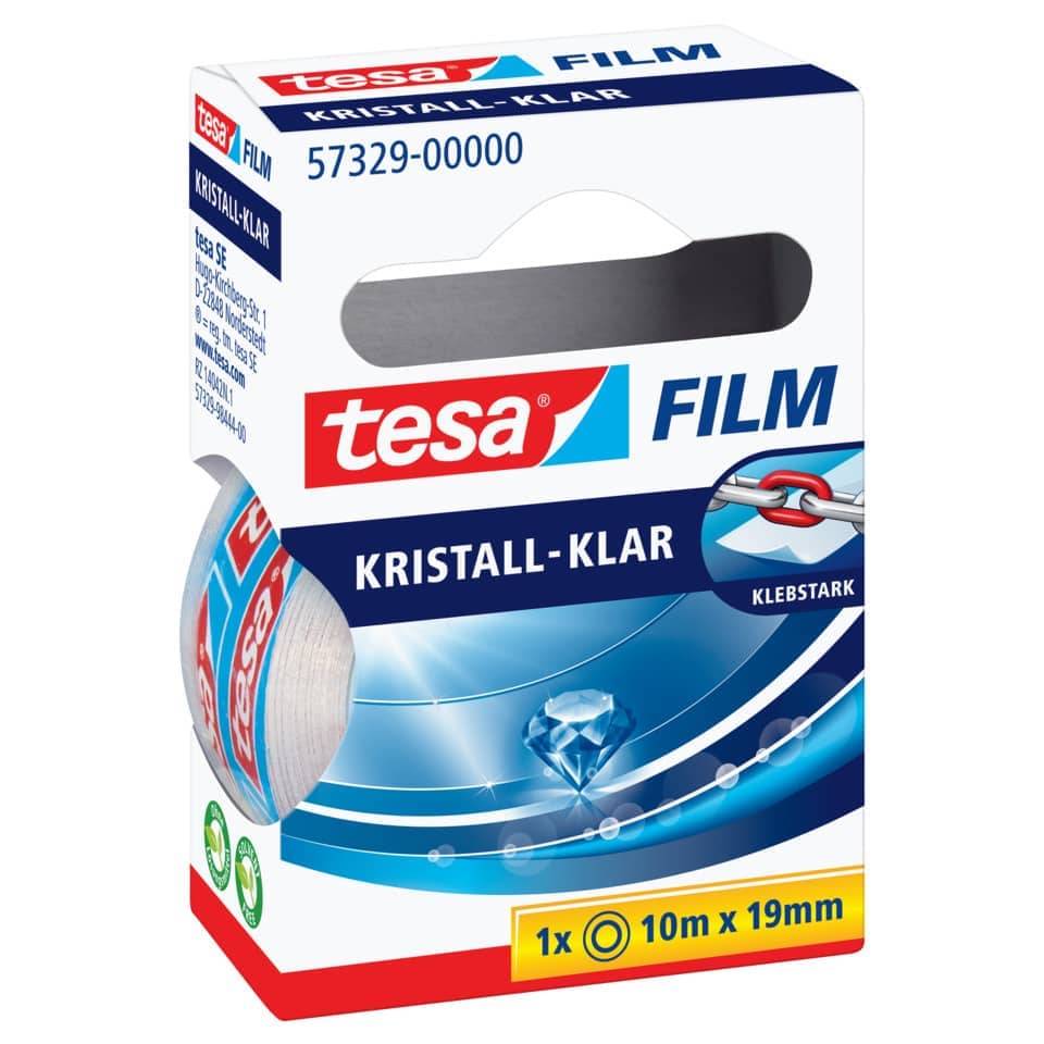 Kristall-Klar, Film, Klebband, Tape, 10m x 19mm