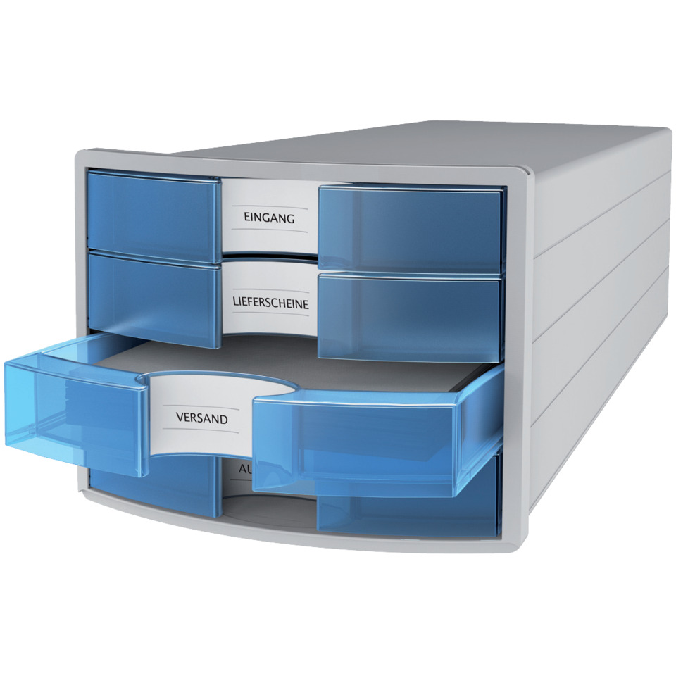 Schubladenschrank, Abteilungsschubladen, Blaue Schubladen, Mini-Organizer, Schubladenorganizer