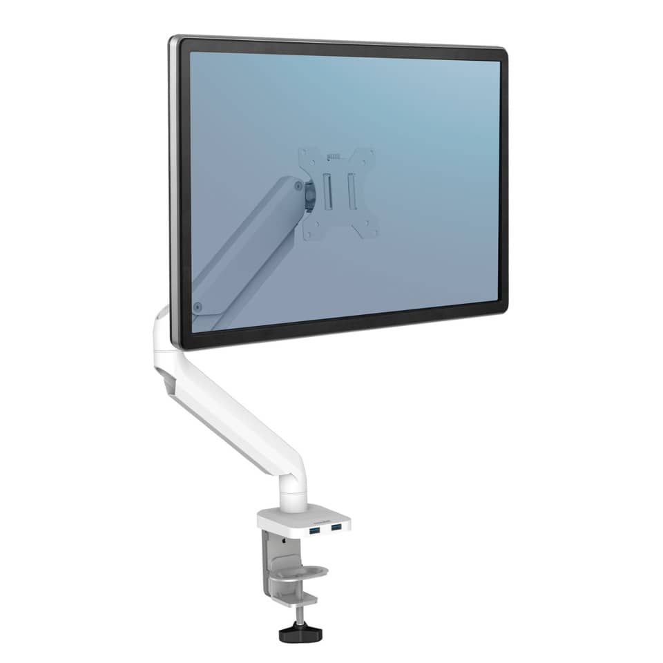 monitor, monitor arm, adjustable, VESA mount, clamp