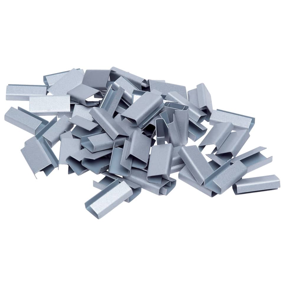 clips, Metallteile, Schlitzhalter, Metallbeschläge, graue Clips
