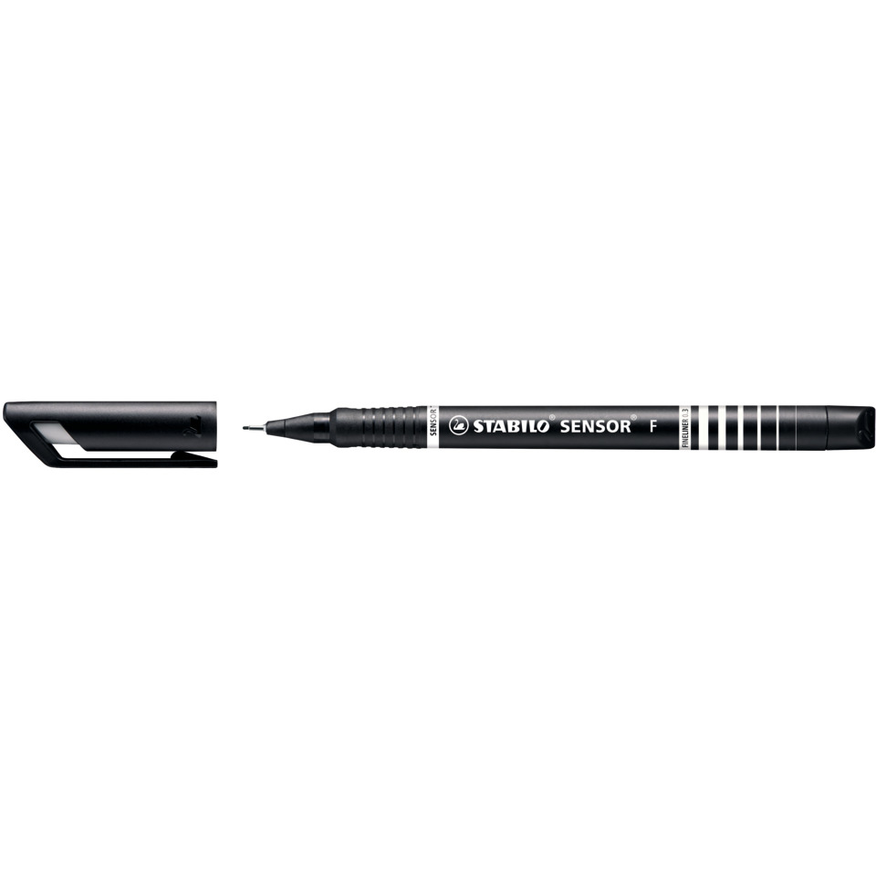 stabilo, sensor, marker, fineliner, bleistiftspitze