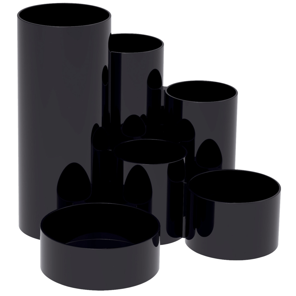 Tubes, Röhren, Schwarz, Kunststoff, Kappe