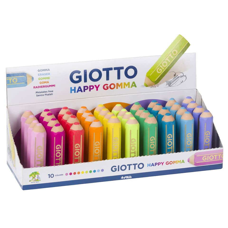 Gomma, Gomma da cancellare, Gommas, Gomma colorata, Gomma a cera