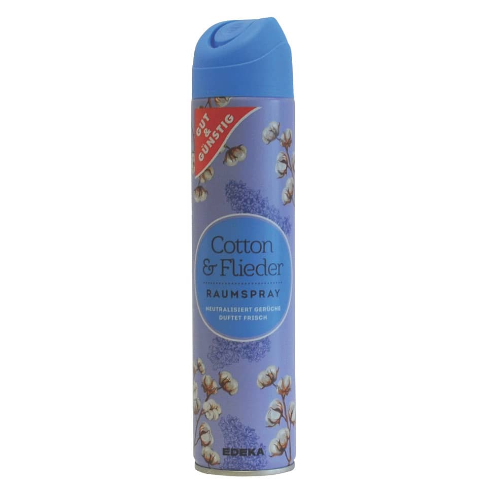 Zerstäuber, Raumspray, Cotton & Flieder, Luftduft, Körperpflege-Flakon