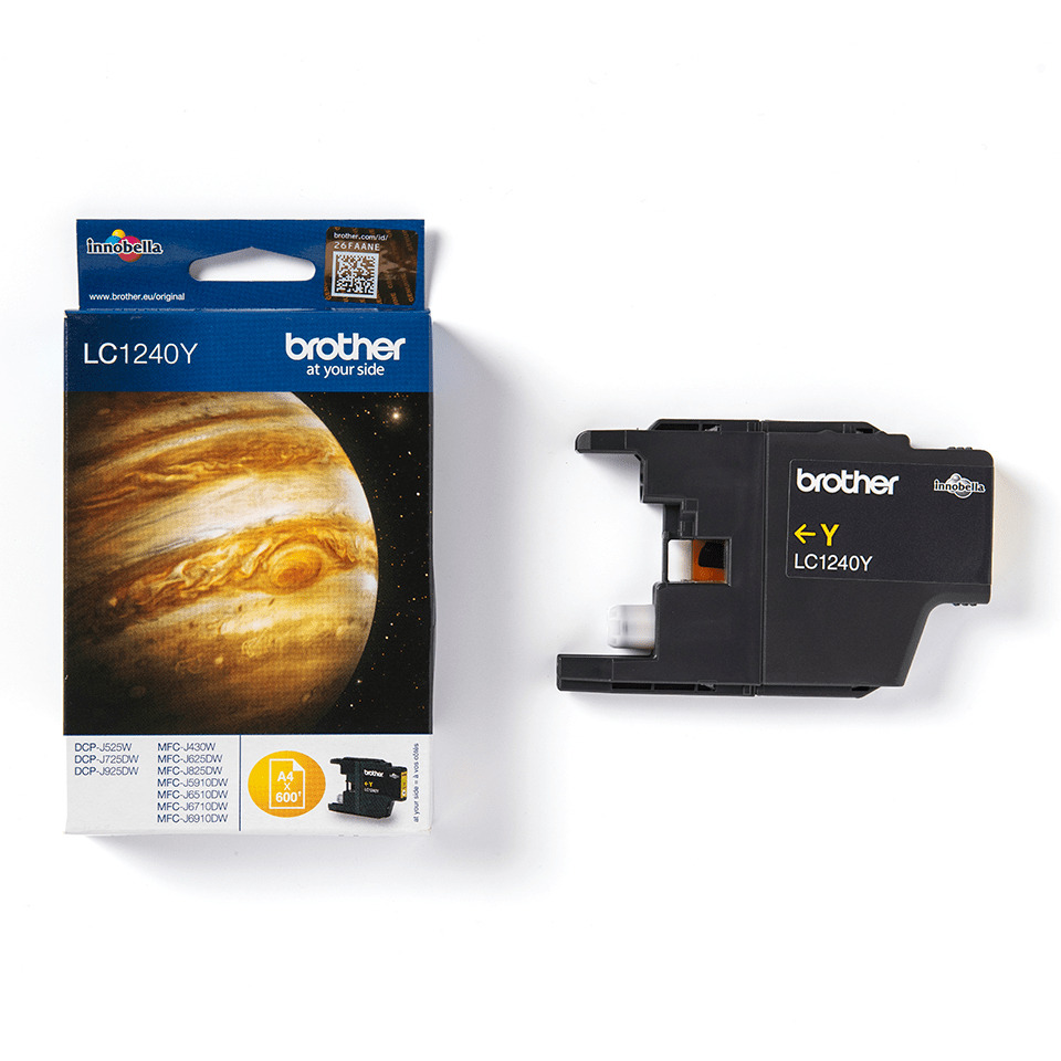 Tintenpatrone, LC1240Y, Brother, Gelb, Jupiter-Optik