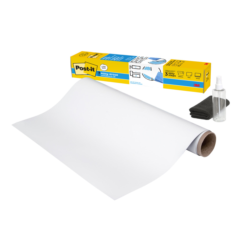 Post-it, Whiteboard, Eraser, Sprayflasche, Putzlappen