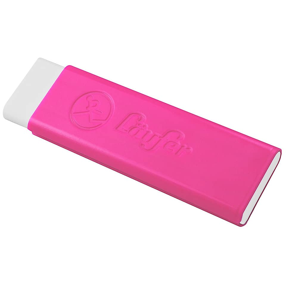Knickefilter, Gummschaber, Pastellpink, Kunststoff, Abziehklinge