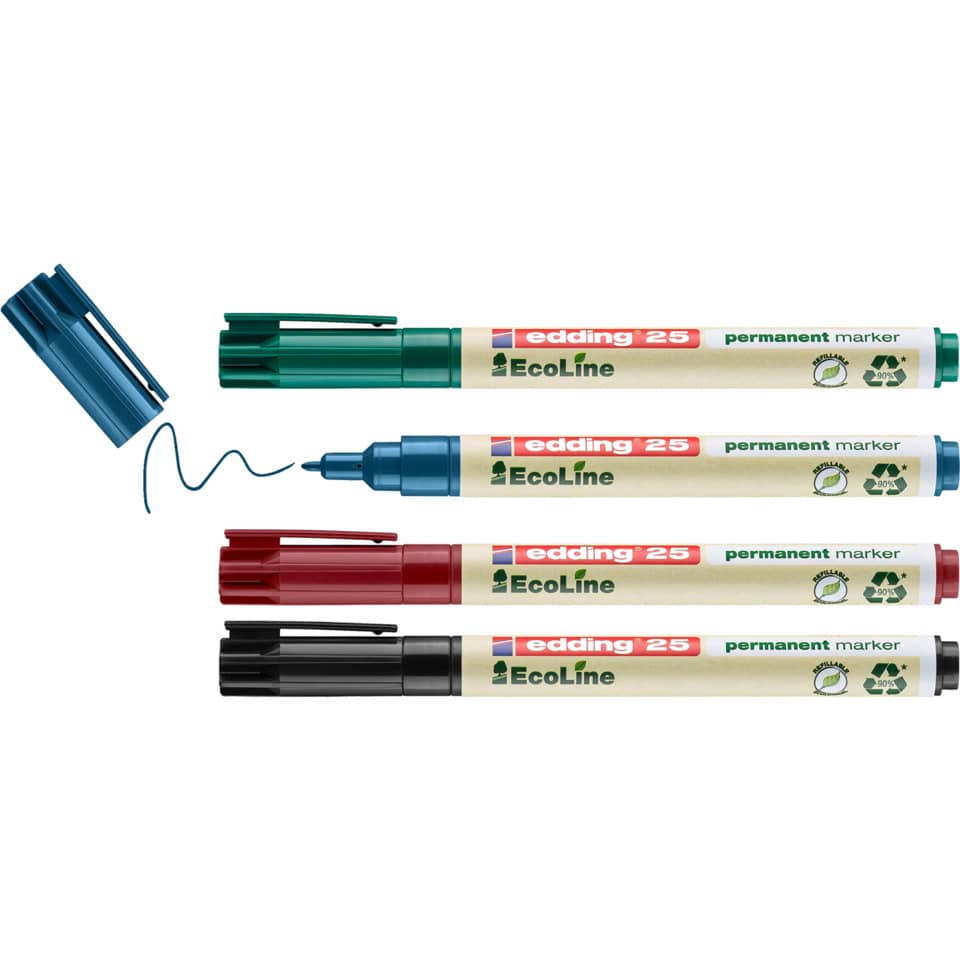 Permanentmarker, EcoLine, Mehrfarbig, Filzstift, Marker Set