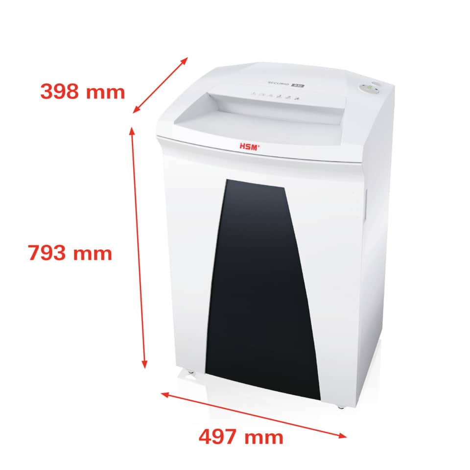 Papierkorb, Schredder, Kompakt, Hochformat?, Weiß