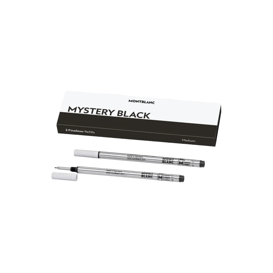 Fineliner, Kugelschreiber-Nachfüllungen, Schwarz Tinte, Montblanc, Mittel