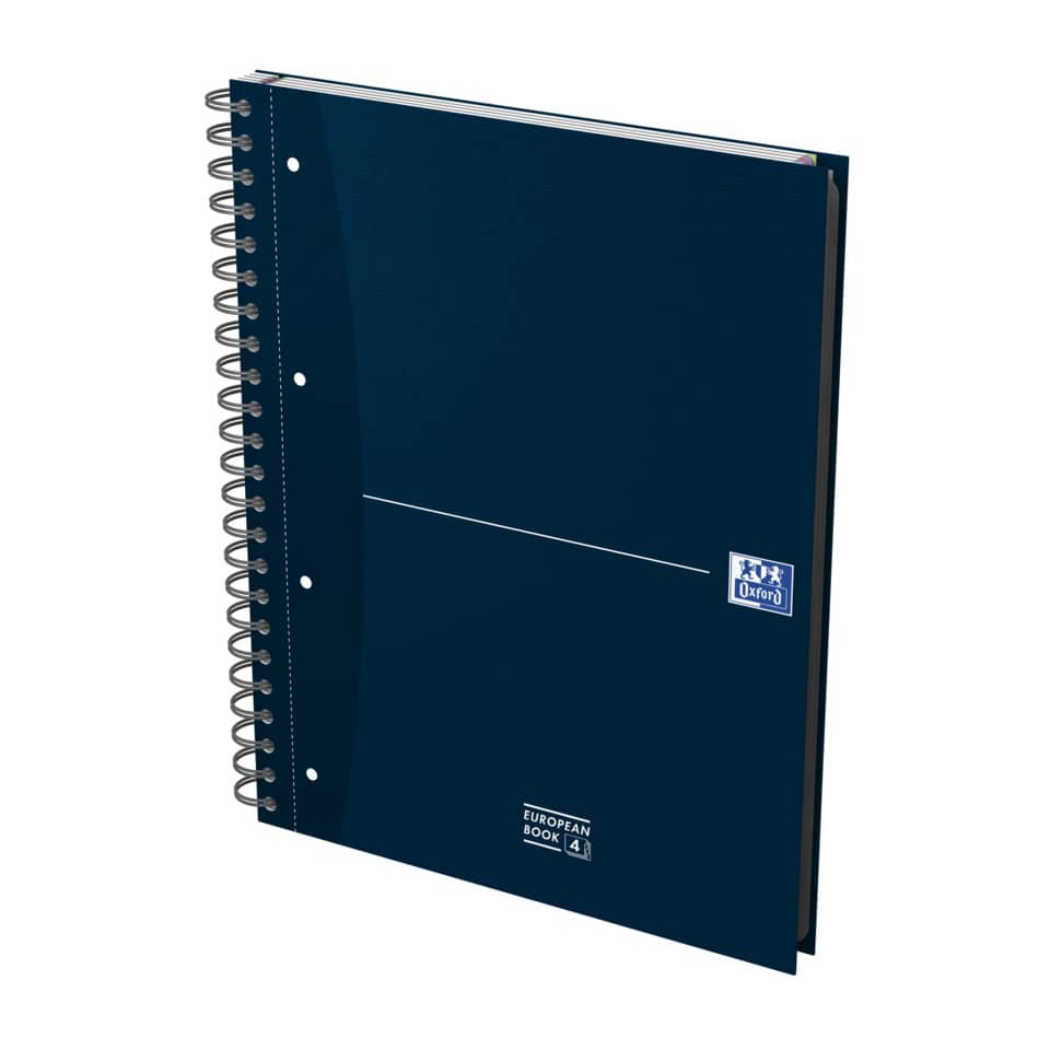 spiral-bound notebook, blue notebook, A4 notebook, ring binder, European book 4