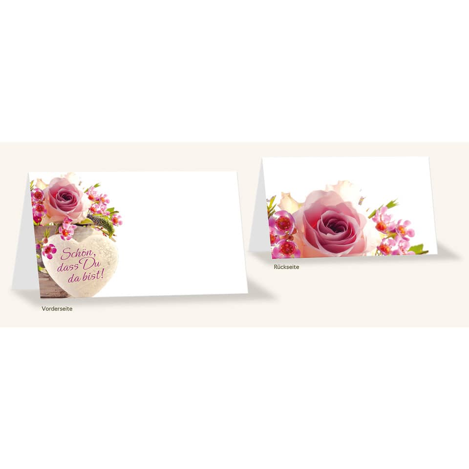 Rose, Blume, Karte, romantisch, Pink