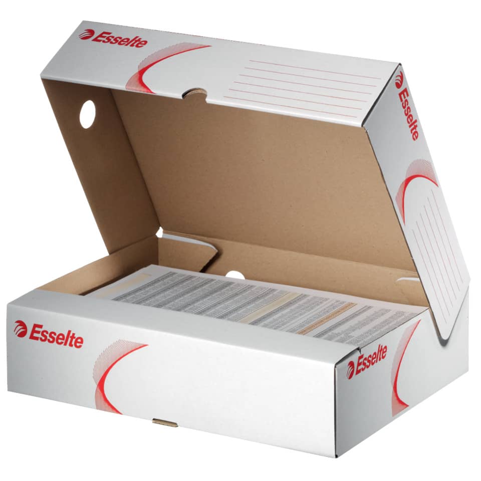 kartonbox, box, verpackung, briefcase, Esselte