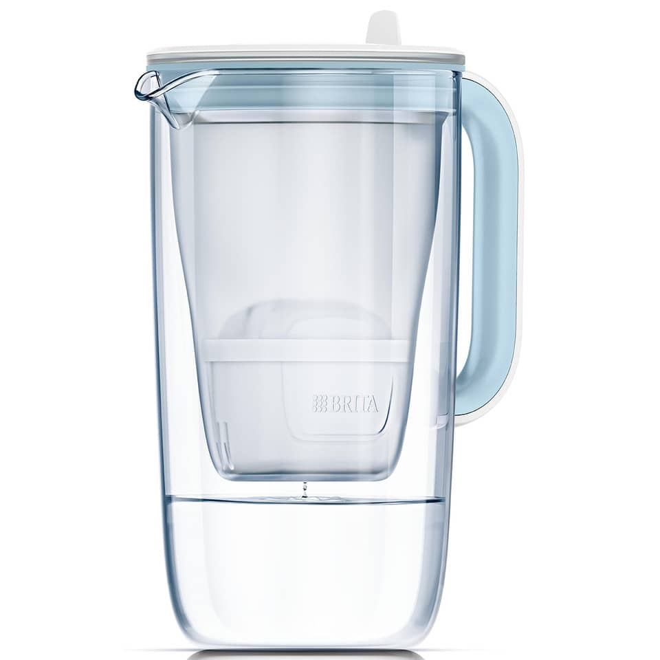 Glasbecher, Wasserbehälter, Trinkkanne, Brita, Filterbehälter