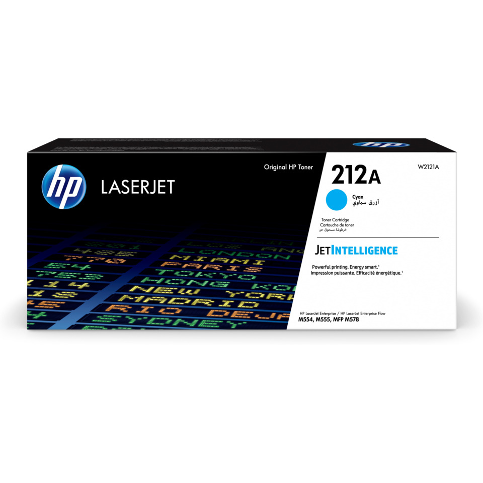 Toner, LaserJet, HP, 212A, Cyan