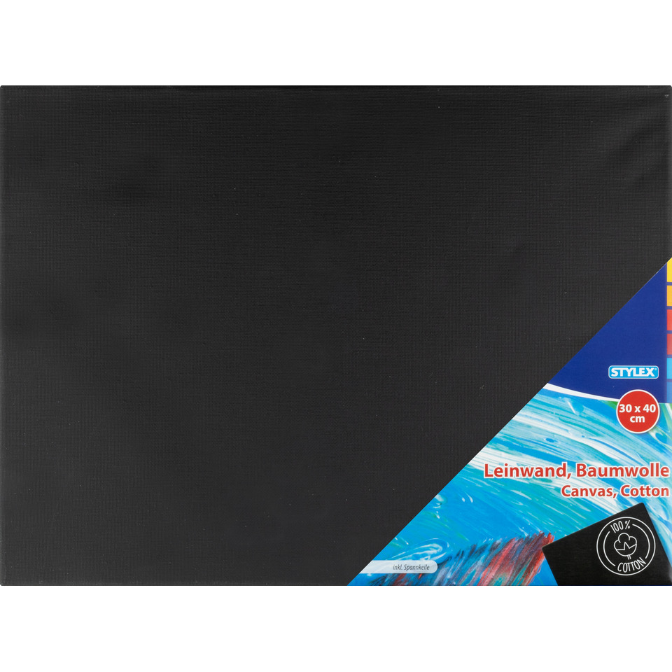 canvas, baumwolle, schwarz, leinwand, 30x40 cm