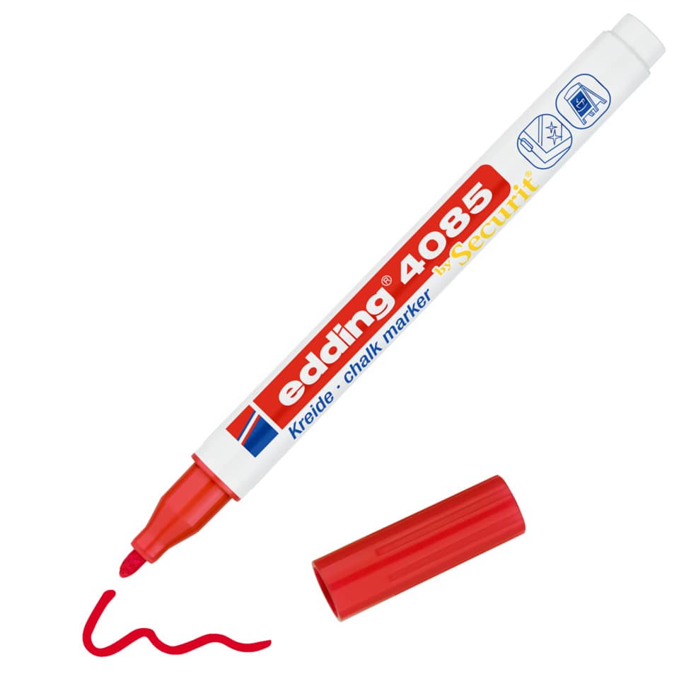 Wandmarker, Kreide-Marker, Rot, Filzstift, Markiermarker