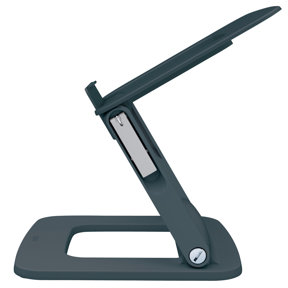 Schreibtischlampe, LED-Lampe, Dimmbar, Dunkelgrau, Klemme/Halterung