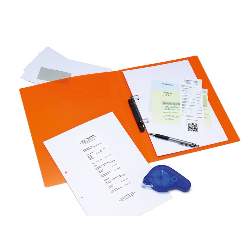 Ordner, Aktenordner, Notizblock, Rechnung, Tasche/Clipboard