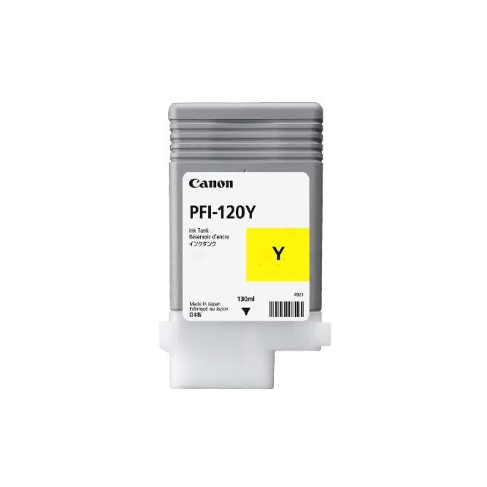 Tintenpatrone, Farbton Gelb, Canon, Pigmenttinte, PFI-120Y
