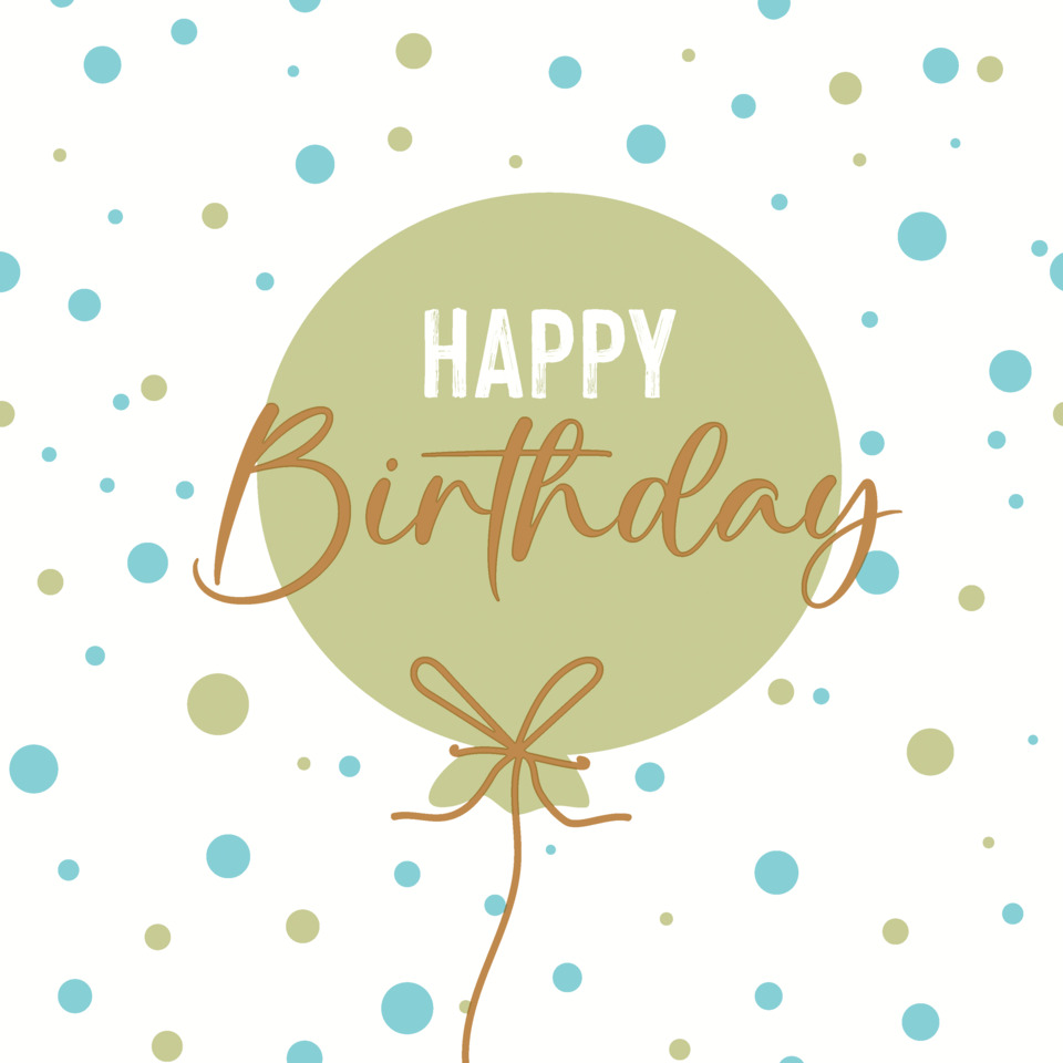 Ballon, Geburtstag, Globus, Bunte Punkte, Konfetti