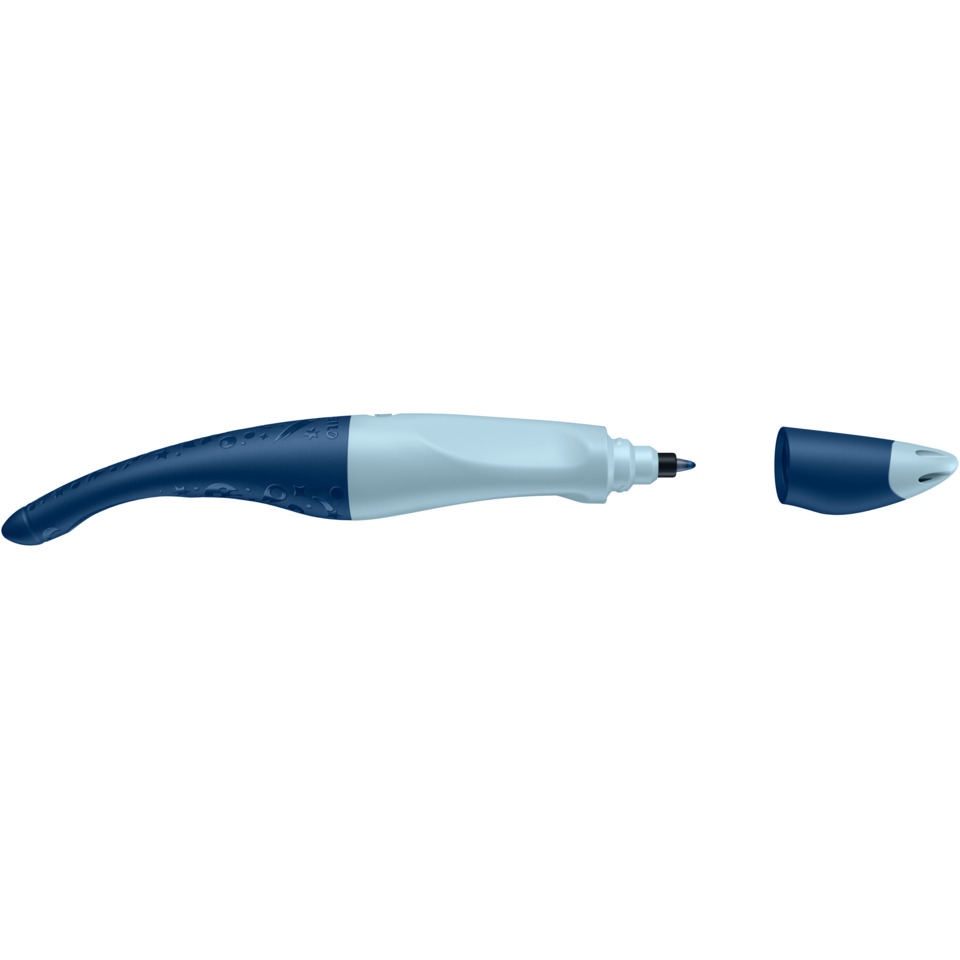 Druckstift, Stift, Kunststoffgriff, blau, Schnellstift