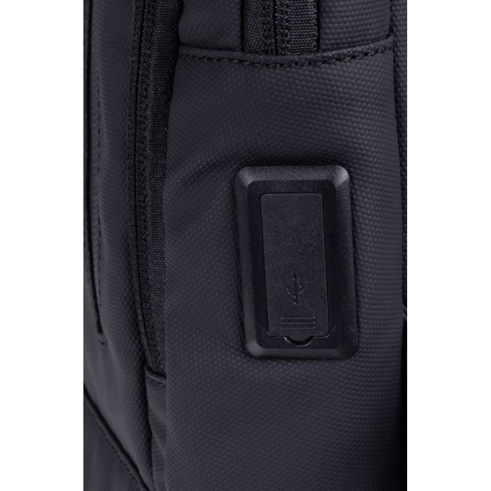 usb-port, Gurt, Tasche, Rucksack, schwarz