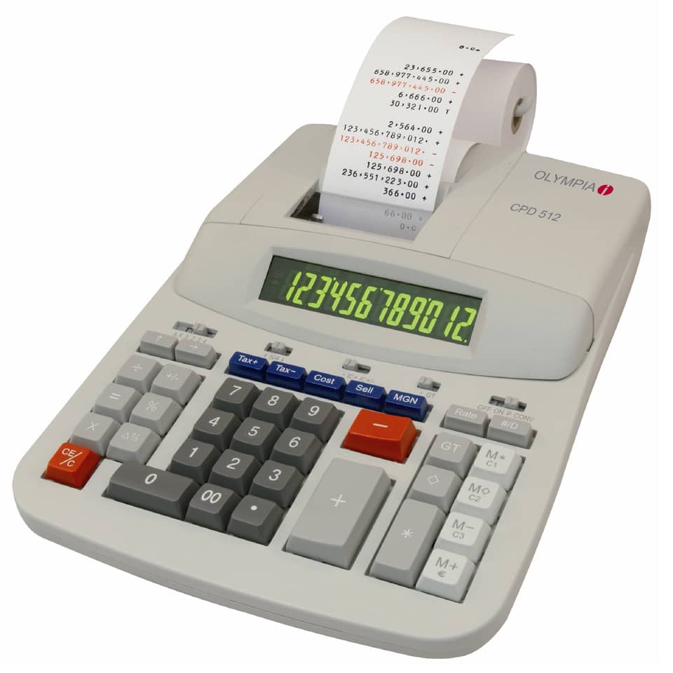 Kassenschreiber, Taschenkassen, Rechner, Drucker, Belege
