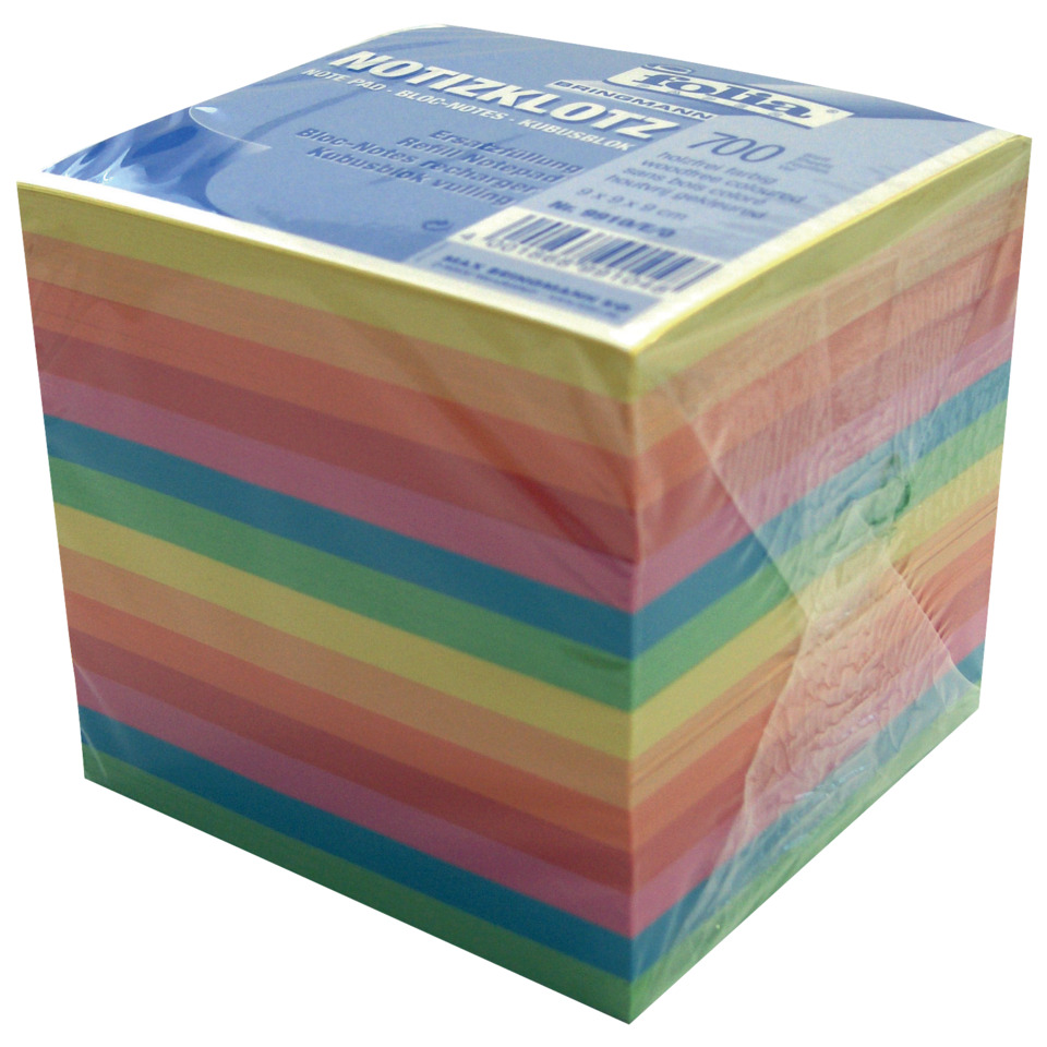 Notizblock, Block, Post-its, Pastellfarben, Mehrfarbig